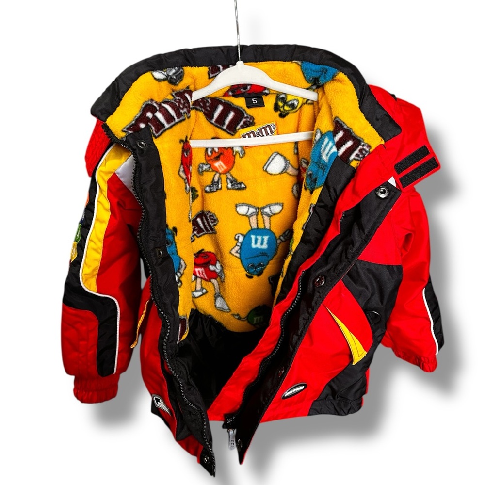 Red M&M Racing Jacket for Kids - Picture 11 of 13